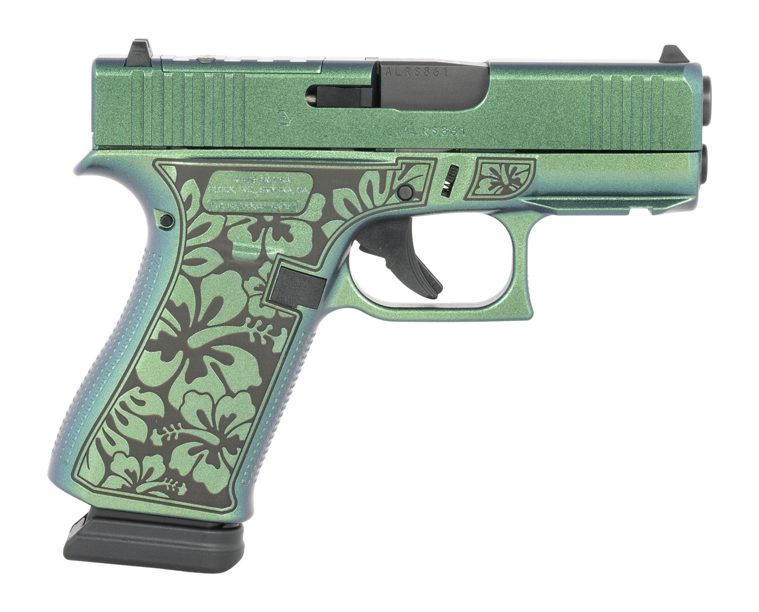 Glock 43X 9mm 15Rd. Hibiscus Mako | Clarksville Guns & Archery